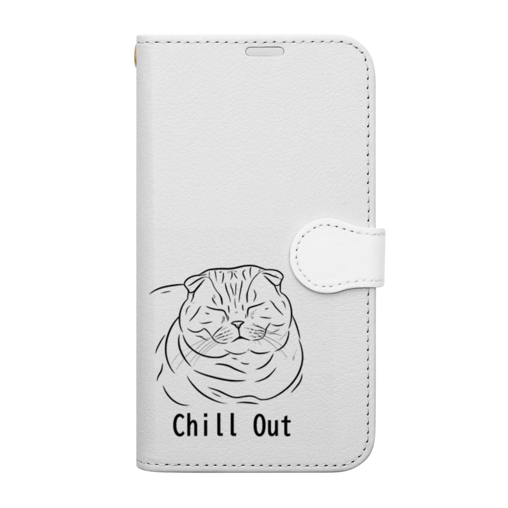 nakomamaのまったり猫 Book-Style Smartphone Case