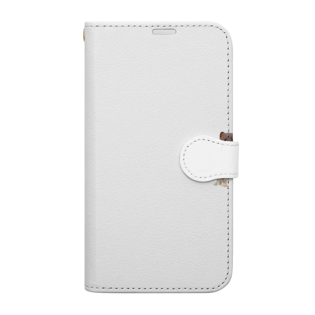 ケアンパグと愉快な仲間達のオコジョくん Book-Style Smartphone Case