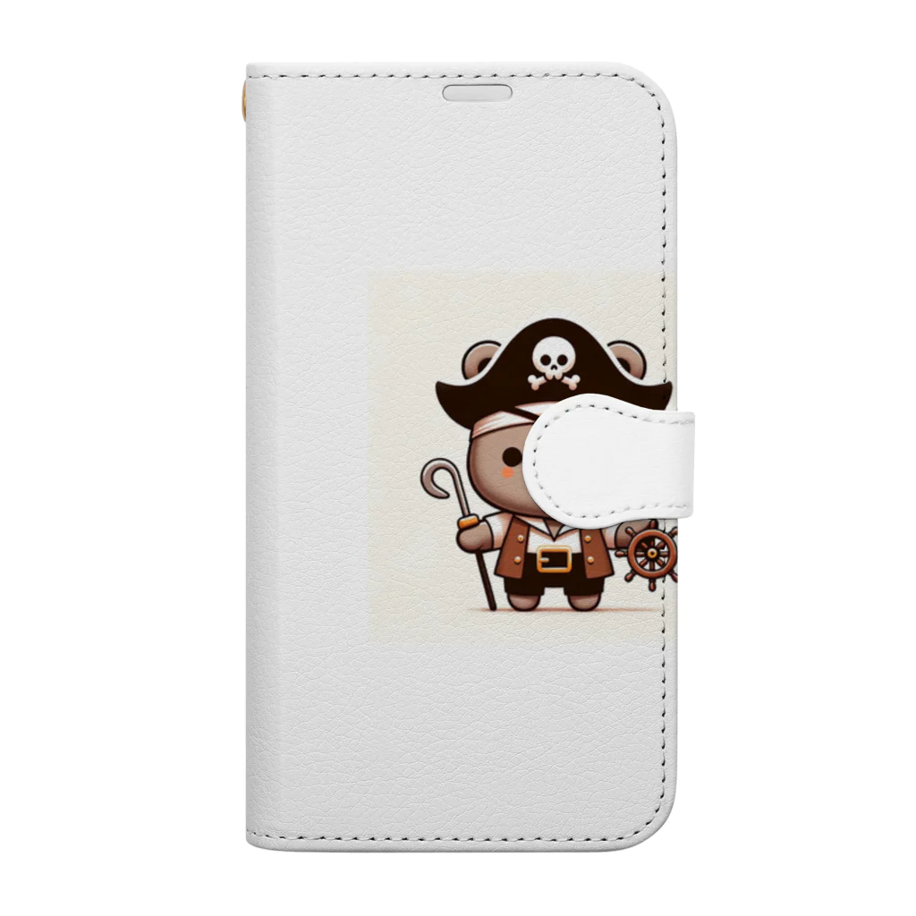 Gilghisslaの海賊冒険クマ Book-Style Smartphone Case