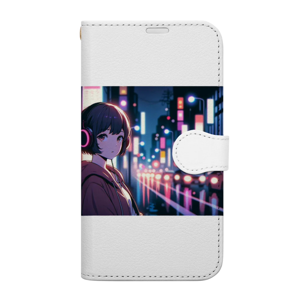 TOKYO_MELANCHOLIC_REVERIEのネネ Book-Style Smartphone Case