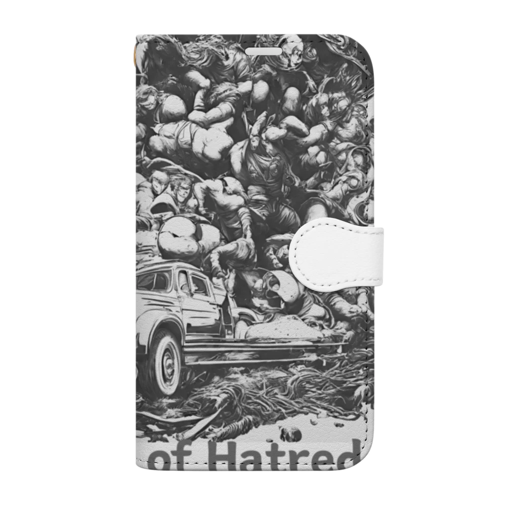 yumekauのA World of Hatred Book-Style Smartphone Case
