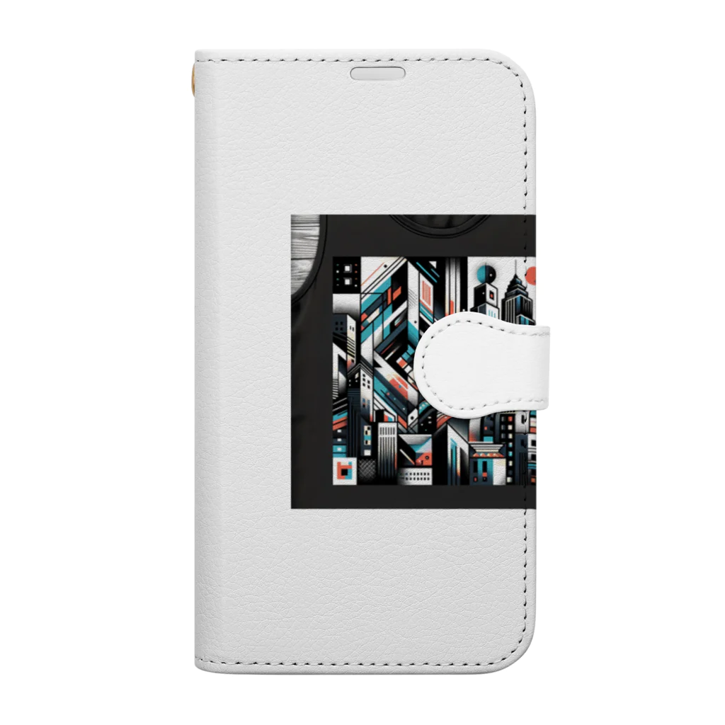 kenken-kenkenショップの幾何学TOKYO Book-Style Smartphone Case