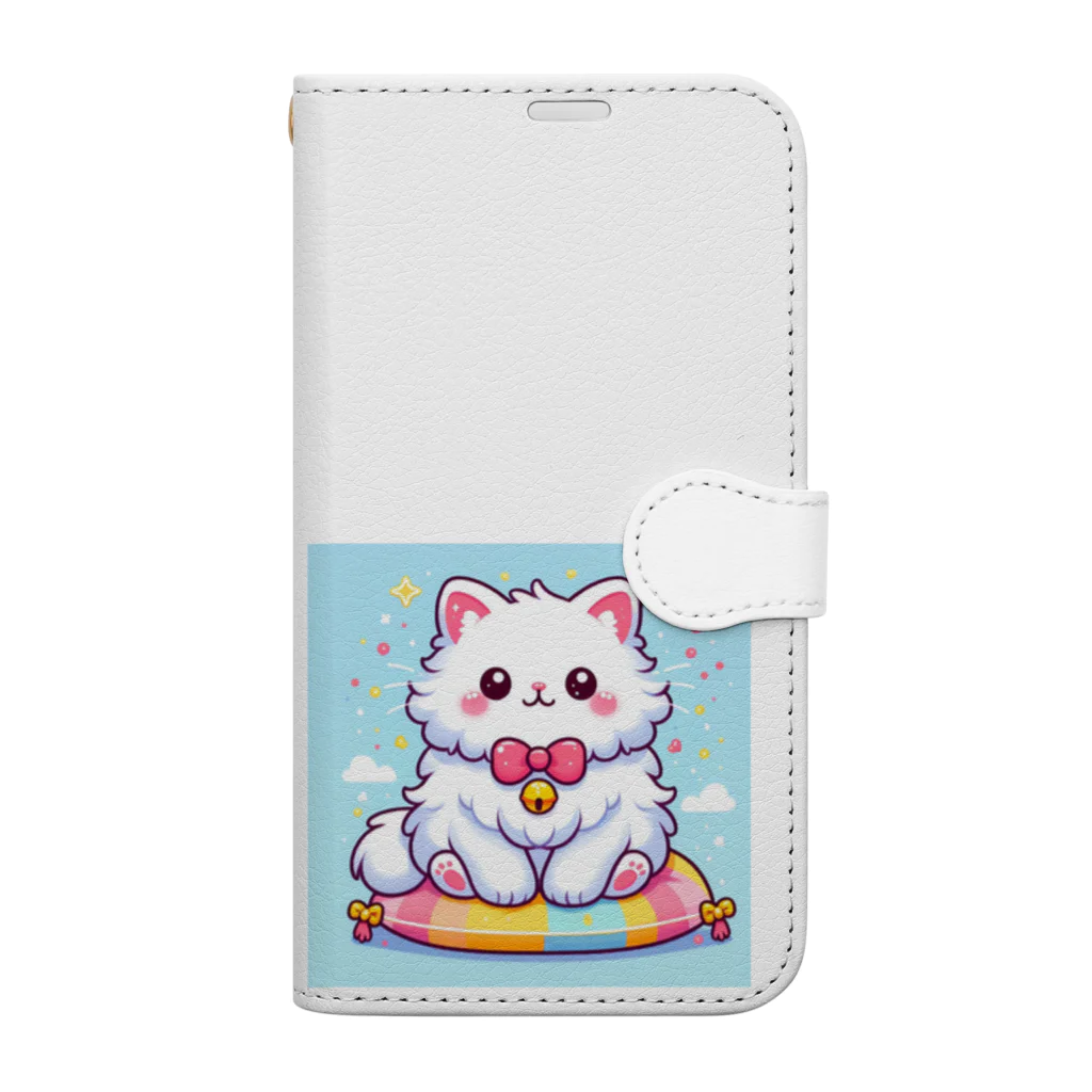 Tomo-Shopのゆるかわキャット 手帳型スマホケース