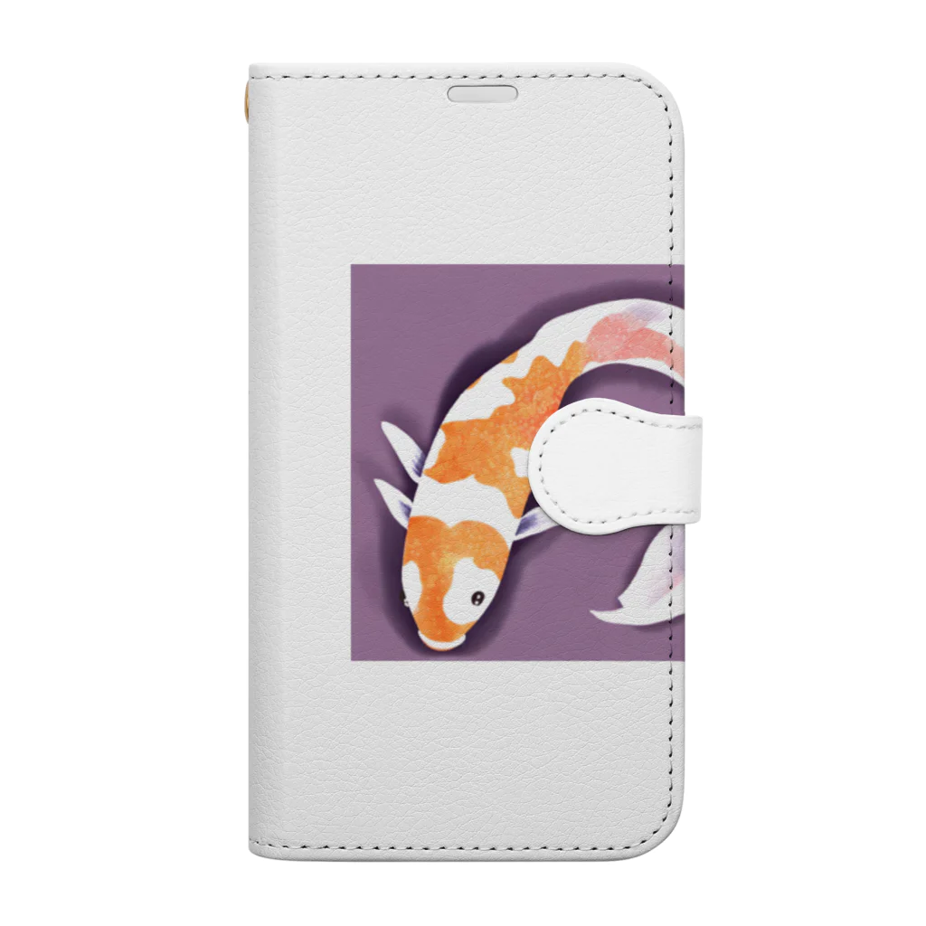 K-SHIKI_Japanesethingsのnishikikoiちゃん Book-Style Smartphone Case