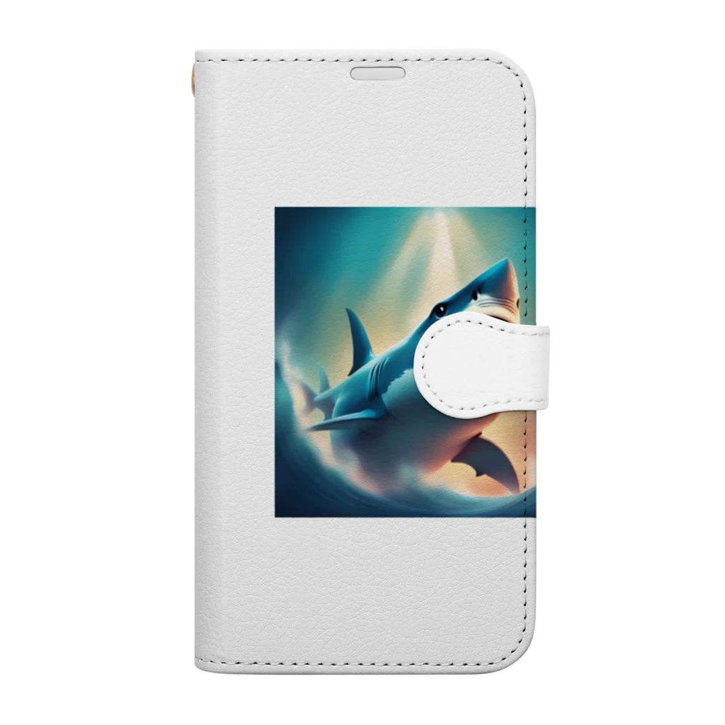 UMA大学の幻想的なサメちゃん🦈 Book-Style Smartphone Case