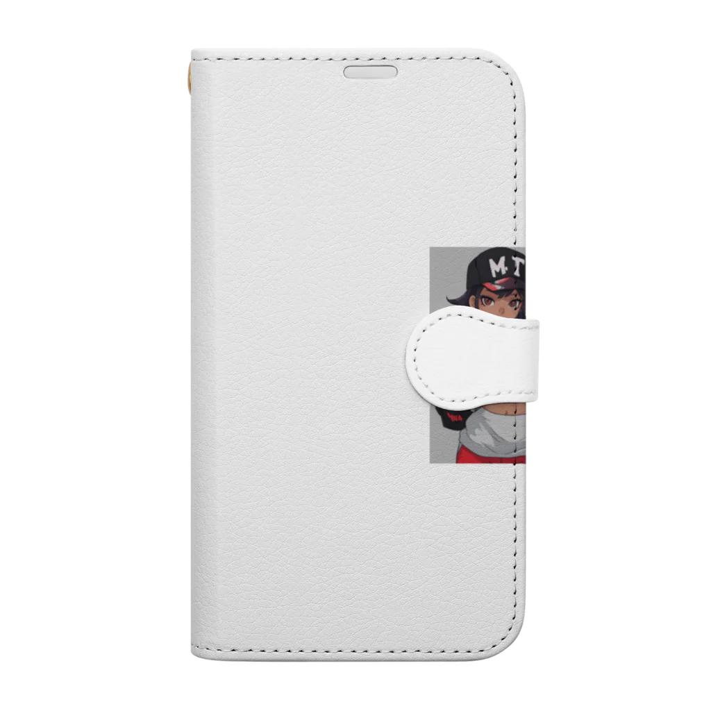 RYU_RYUのhip-hop レディース Book-Style Smartphone Case