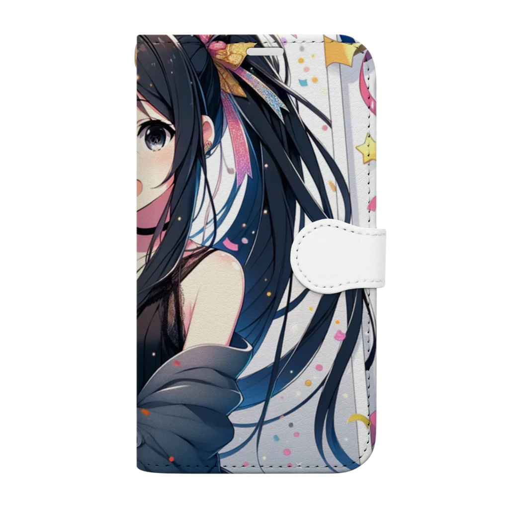 anime1のスーパーアイドルゆいちゃん Book-Style Smartphone Case