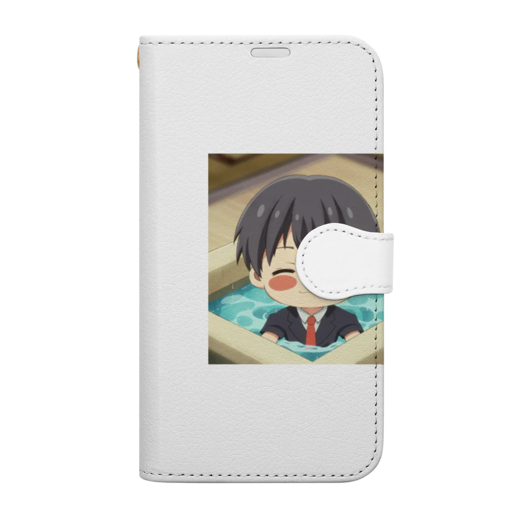 なお（ｻﾗﾘｰﾏﾝ）＠AI使って情報発信中の温泉＠サラリーマン Book-Style Smartphone Case