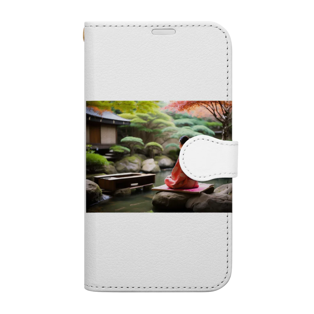 みきみきさんのJapaneseHealingSpaces Book-Style Smartphone Case