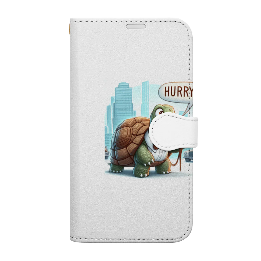 kumama07のHURRY　UP! Book-Style Smartphone Case