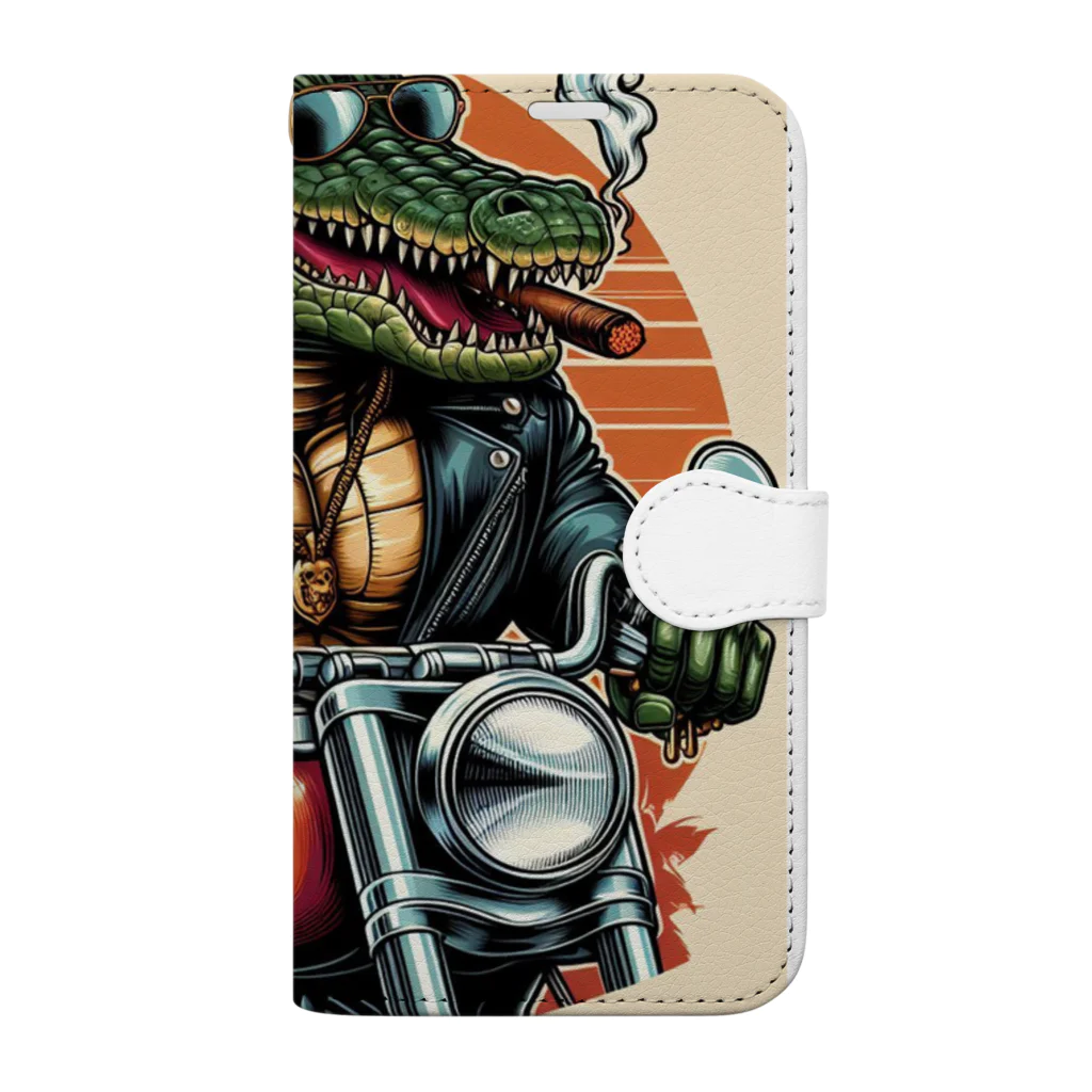 motoki_arisaのワイルドワニー Book-Style Smartphone Case