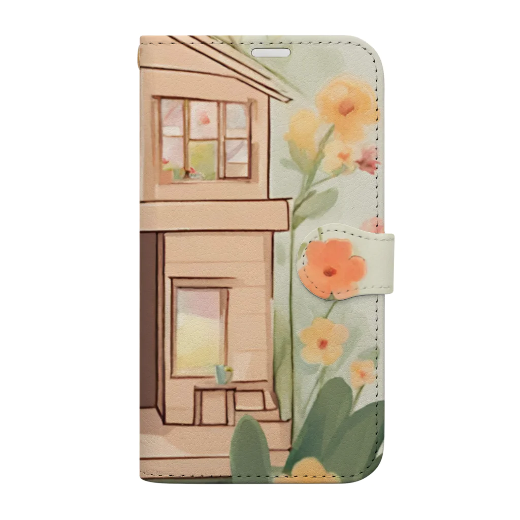 ☆KOKORAY☆のハムりんちゃん Book-Style Smartphone Case