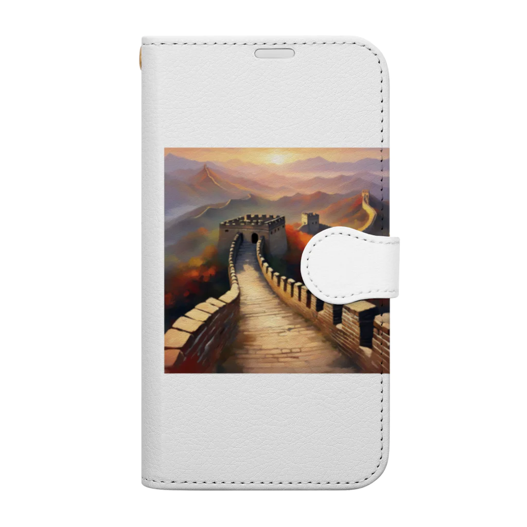 jmindの中国の万里の長城 Book-Style Smartphone Case