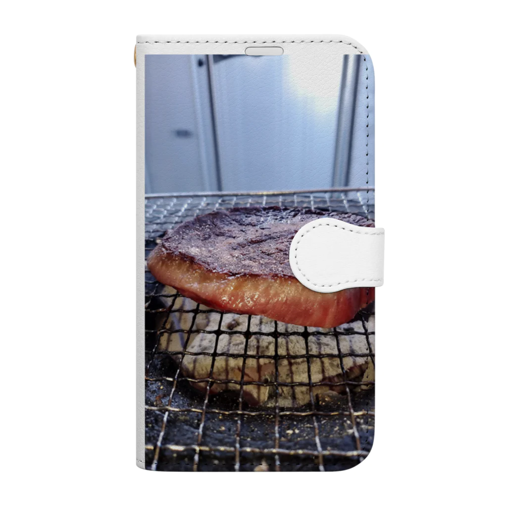 kmtum49の肉祭り Book-Style Smartphone Case