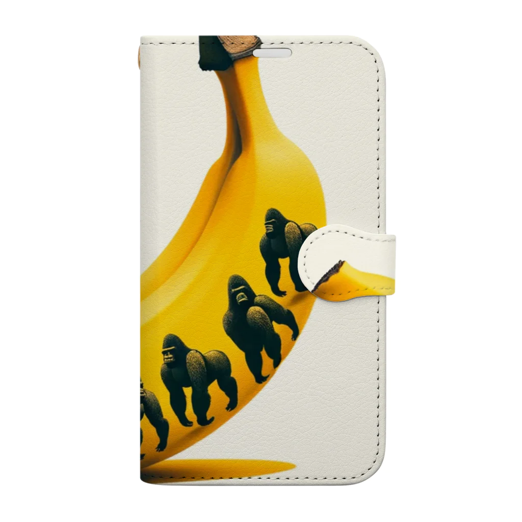 ゴリラショップのThe Mighty Gorilla Sugar Spots Book-Style Smartphone Case