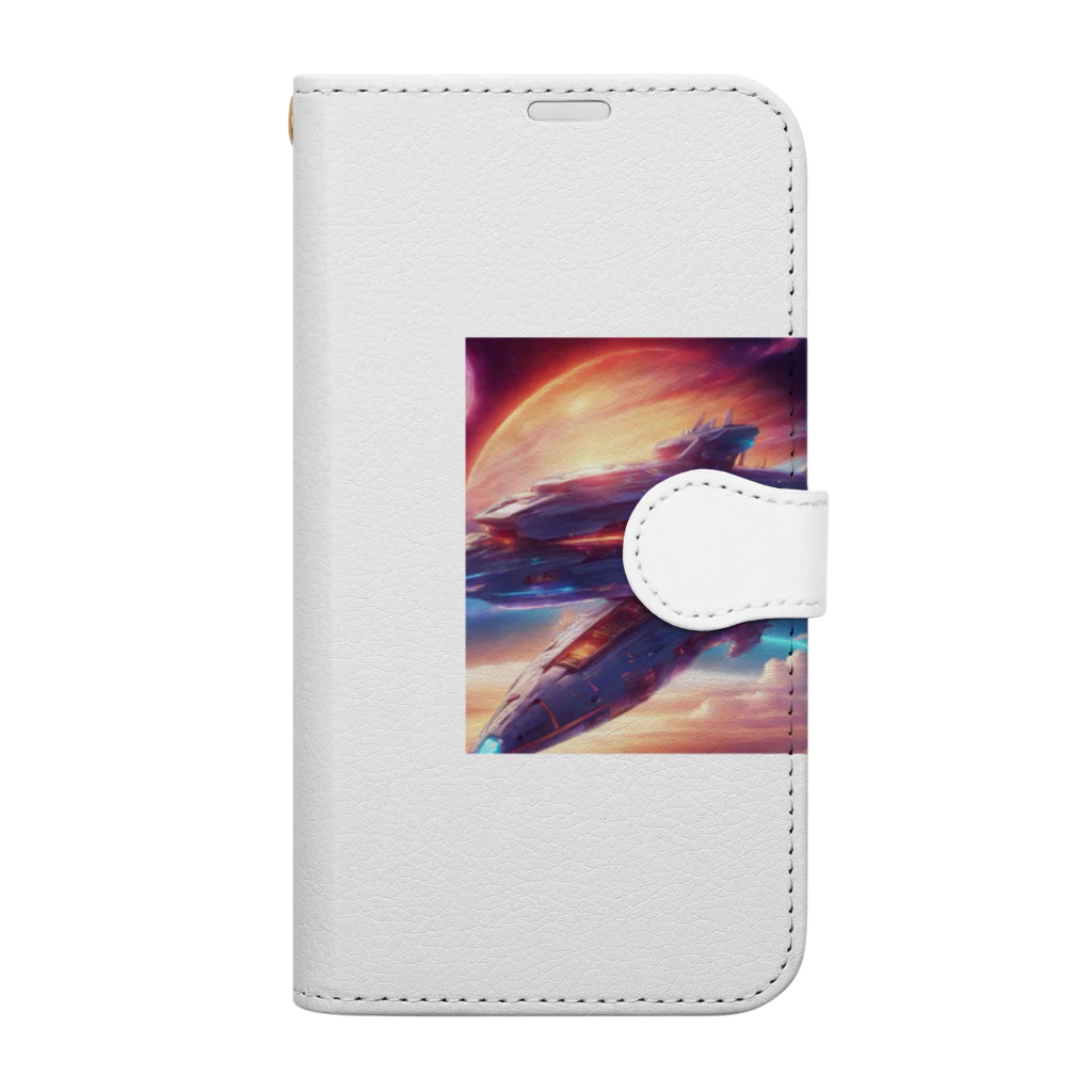 Tromaruの星船夢想 Book-Style Smartphone Case