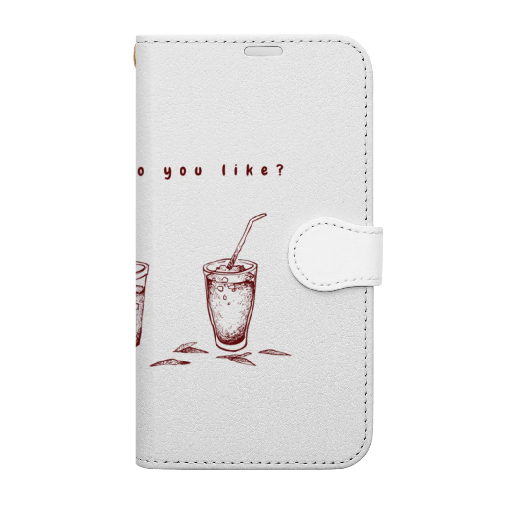 ConversationStarterのお茶シャツカフェ Book-Style Smartphone Case