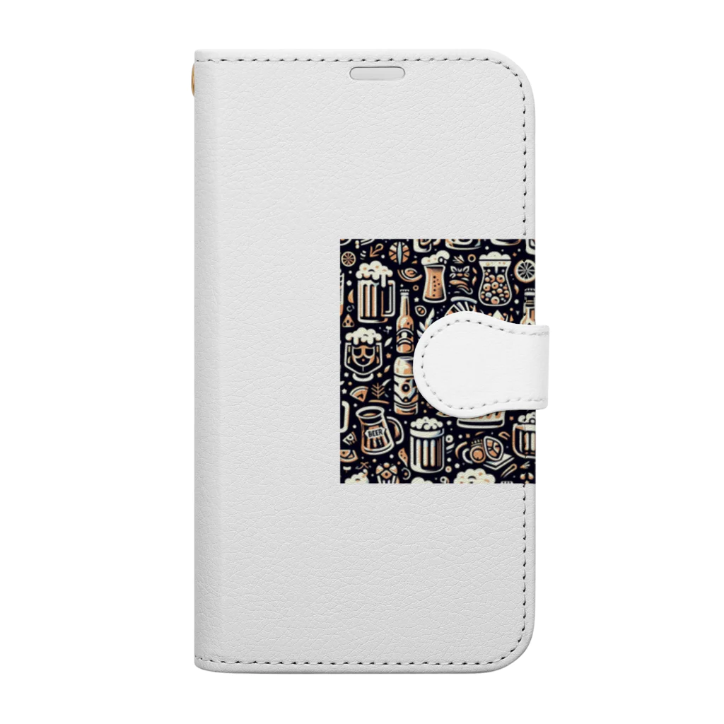 banmesyのI♡ビール2 Book-Style Smartphone Case