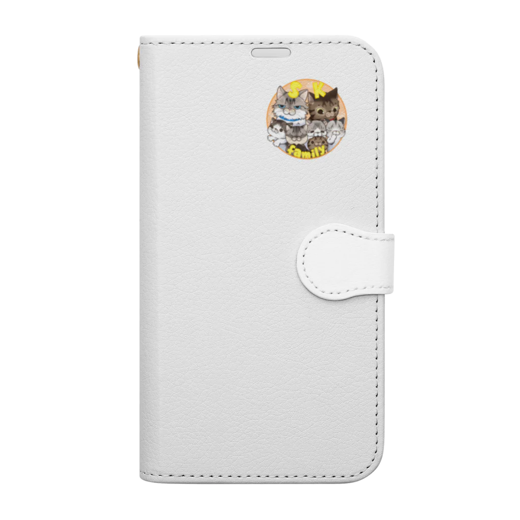 skfamilyのskfamily Book-Style Smartphone Case