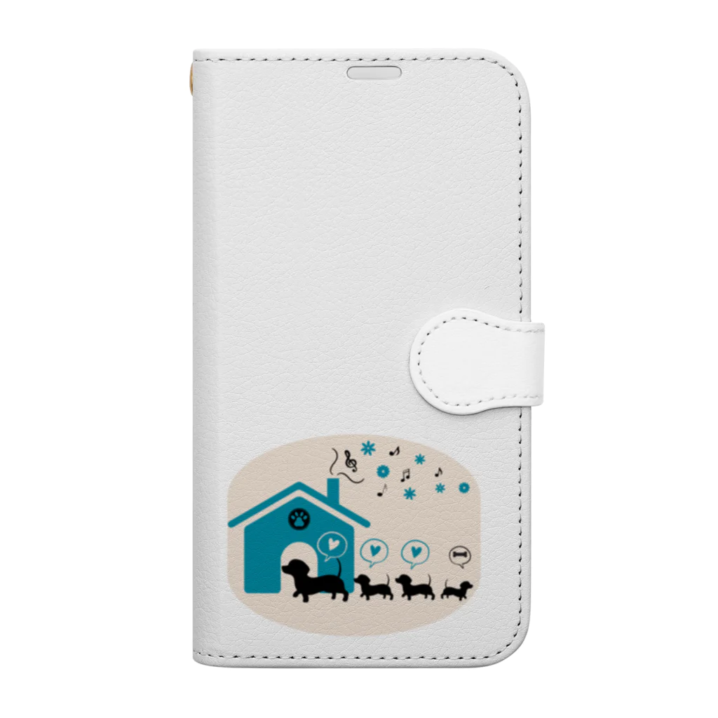 miru-miru-miruのお家に帰ろう Book-Style Smartphone Case