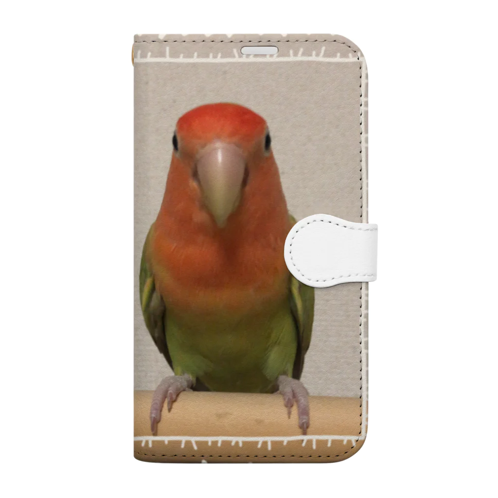 bird-kouのコザクラインコ Book-Style Smartphone Case