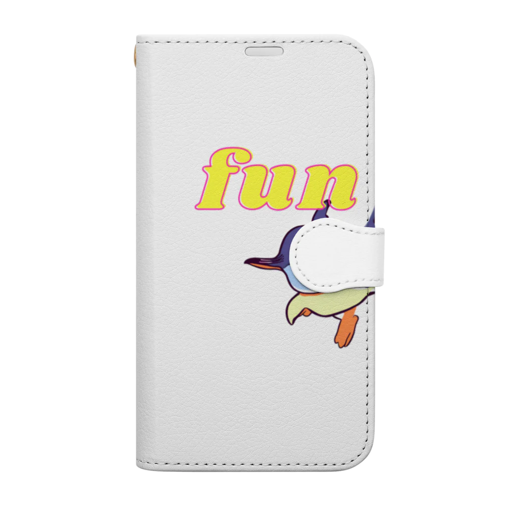 JM8のFUNペンギン Book-Style Smartphone Case