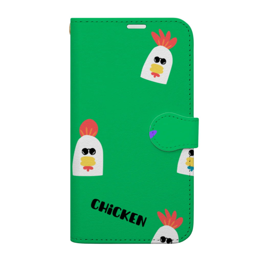 FAMの『Chicken』 手帳型スマホケース