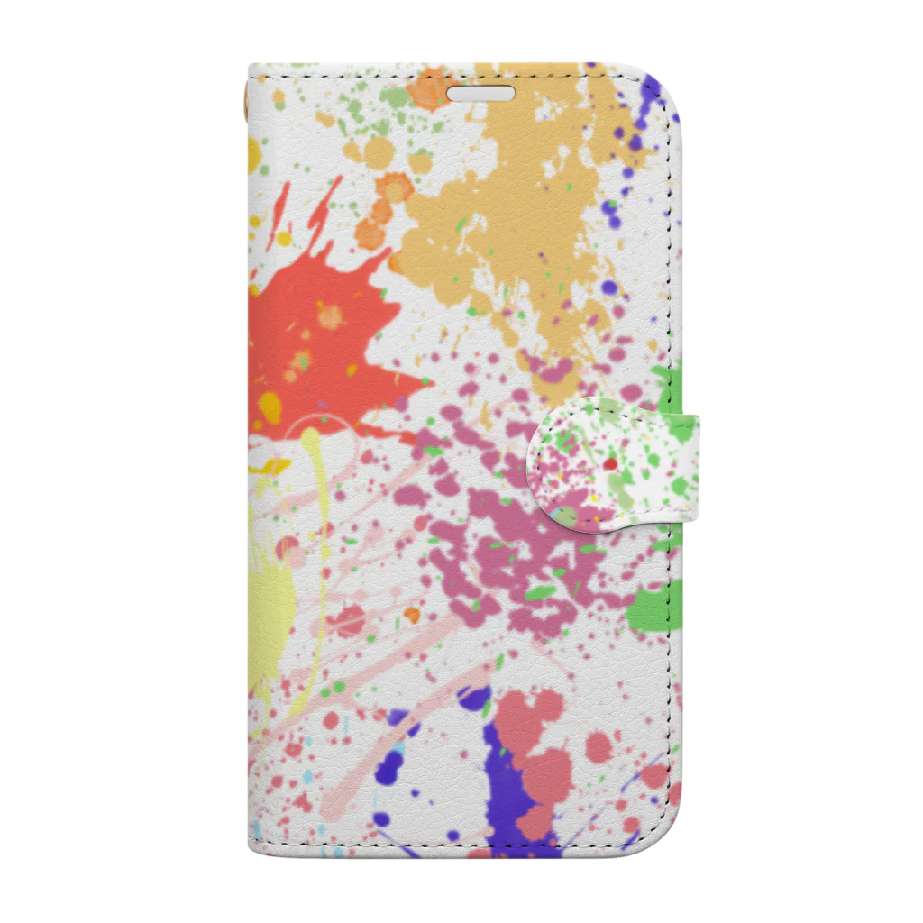 mame SHOPのRAKUGAKI🎨 Book-Style Smartphone Case