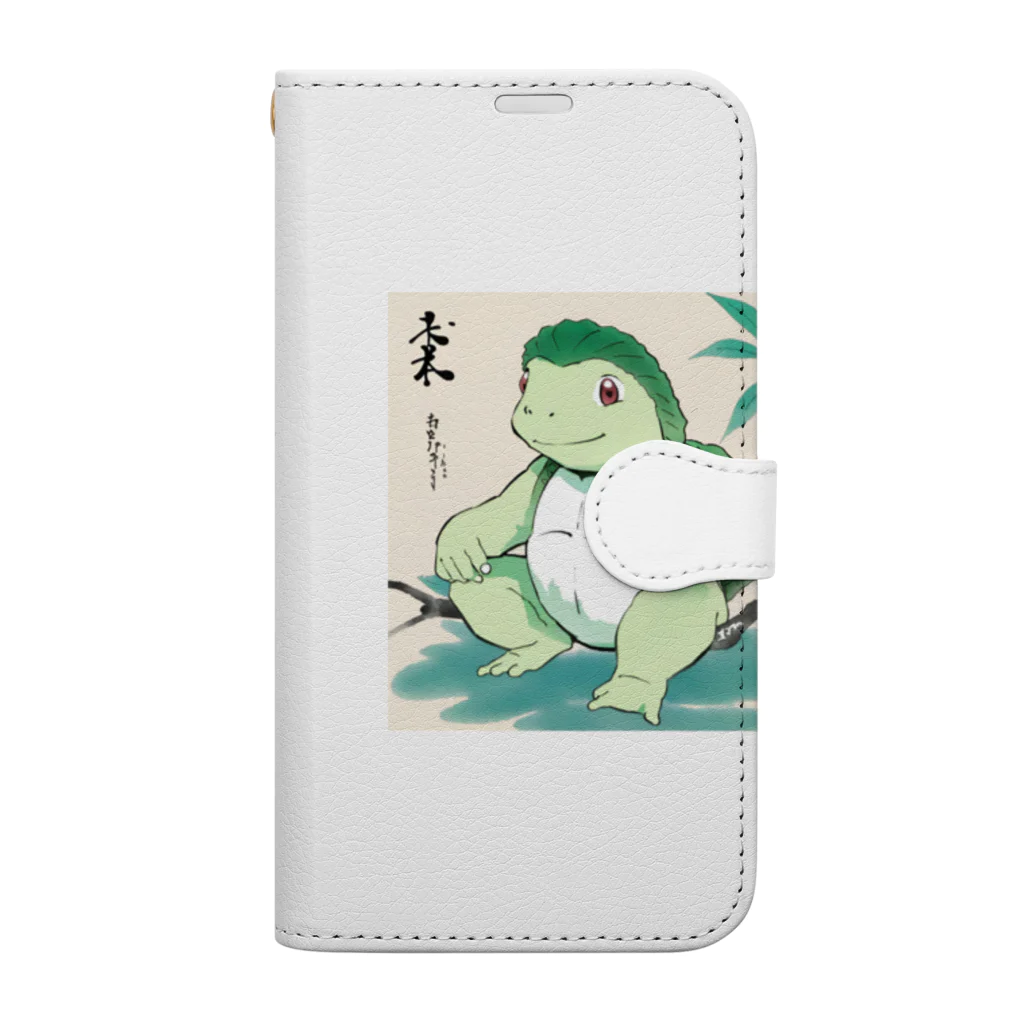 bigbamboofamilyの河童！？ Book-Style Smartphone Case