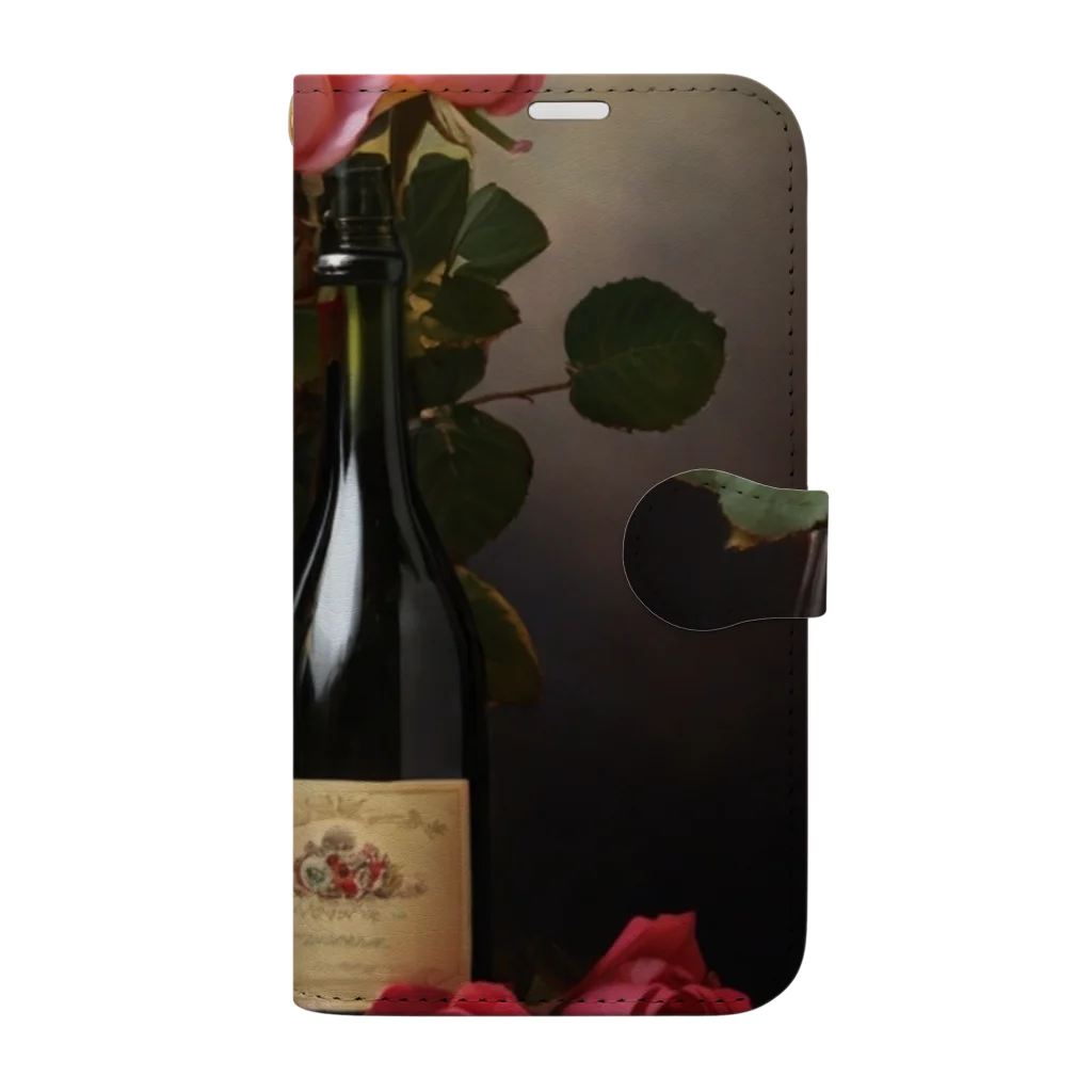 KINTA.MARIAのDays of Wine and Roses 手帳型スマホケース