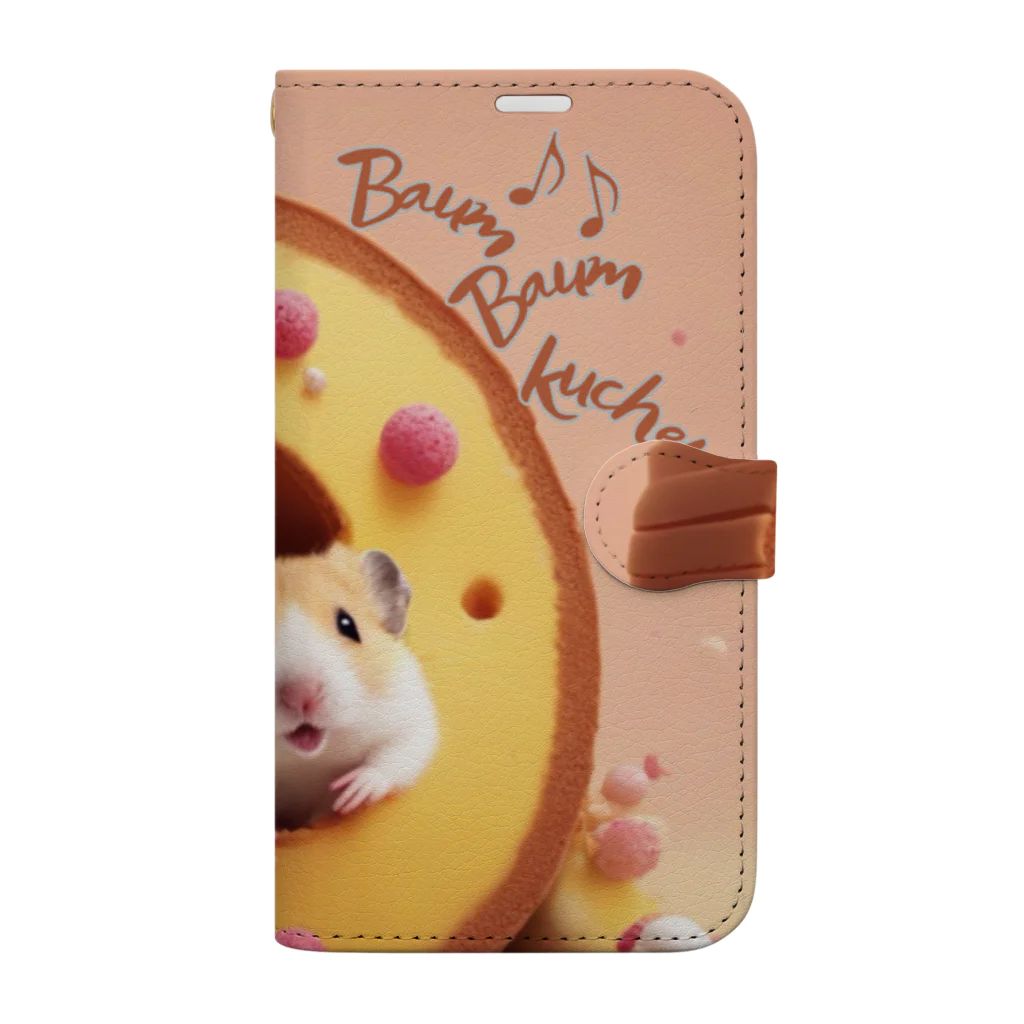 NaROOMのバウムクーヘンの穴 🐹 Book-Style Smartphone Case