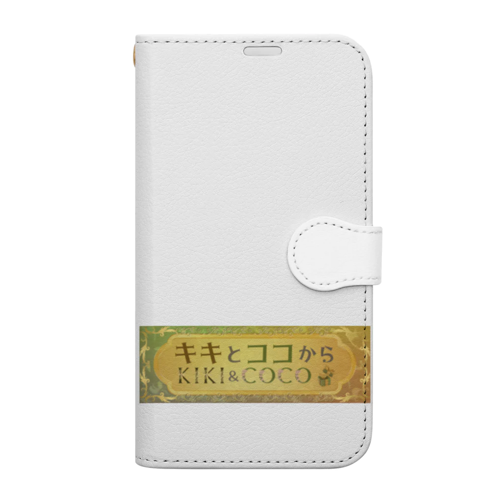 キキとココからの【キキとココから】ショッププレート Book-Style Smartphone Case