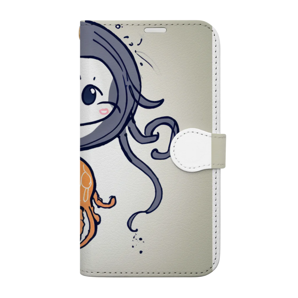 MEGROOVEのクラゲの子 Book-Style Smartphone Case