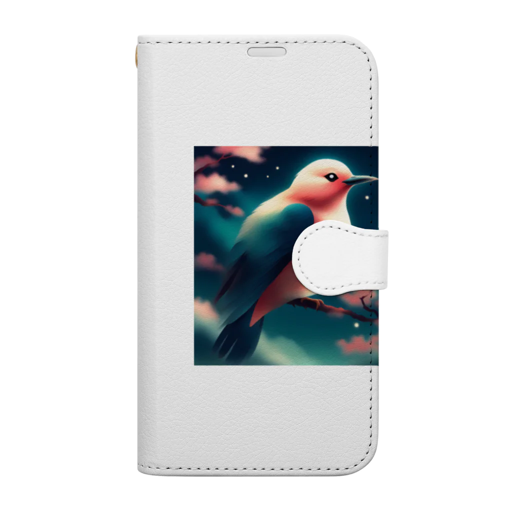 yatyohyakkeiの相思鳥 Book-Style Smartphone Case