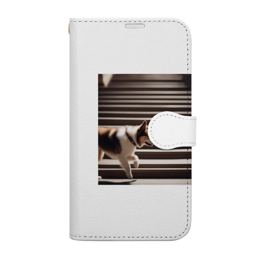 ★動物ショップ・kou2020★の犬15 Book-Style Smartphone Case