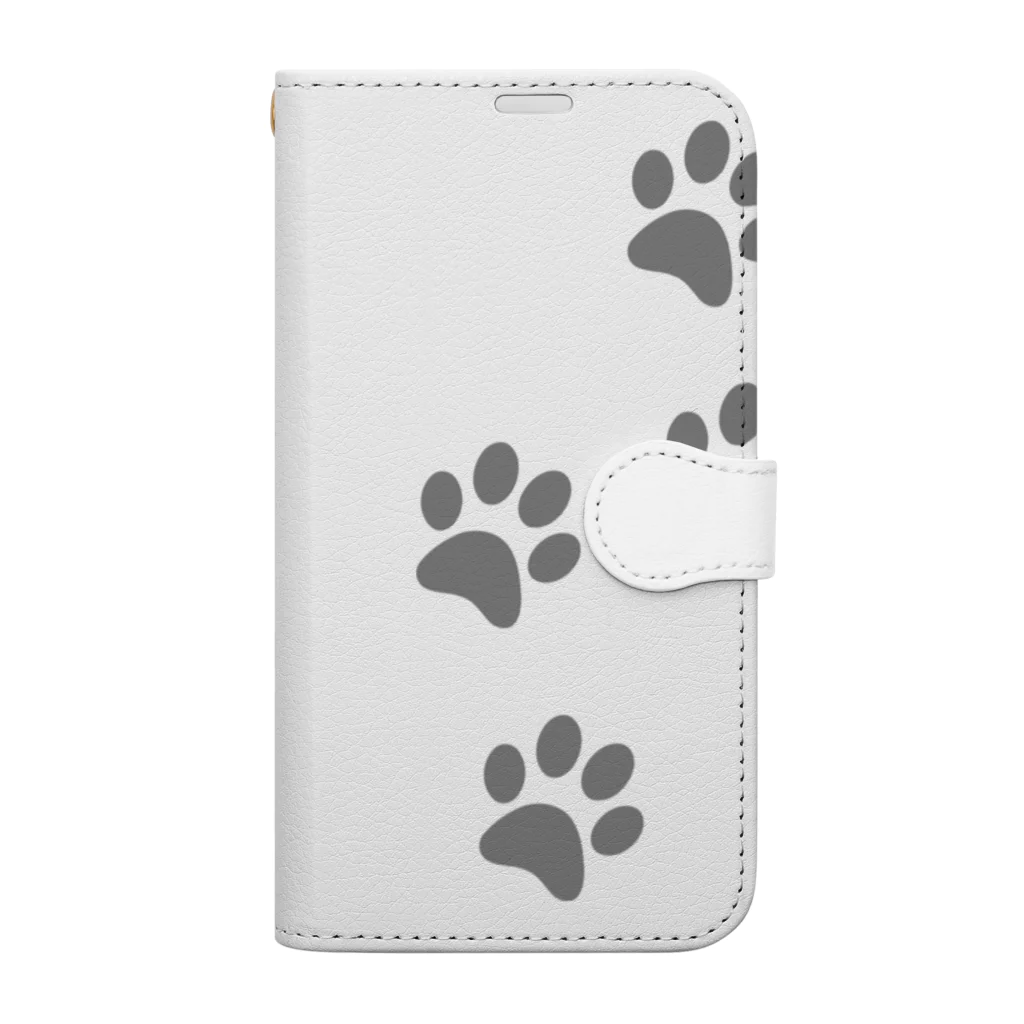 chyoko_chyokoの猫の足跡🐾 Book-Style Smartphone Case