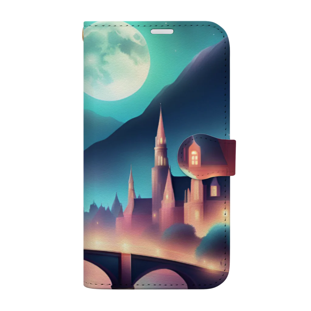 yh1235の綺麗な夜景 Book-Style Smartphone Case