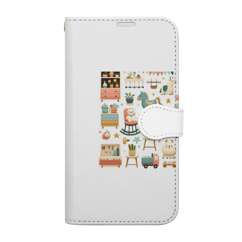 greenQの北欧の家具 Book-Style Smartphone Case