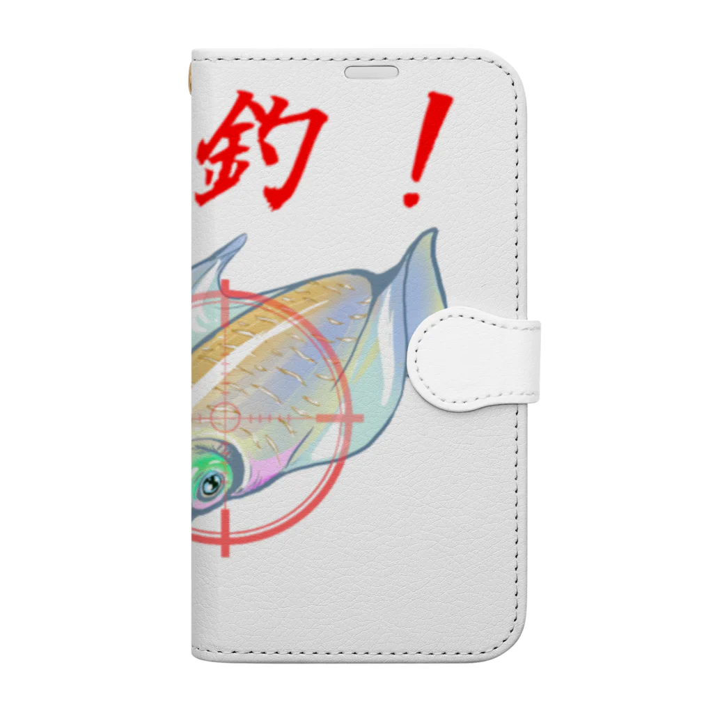 takoyaki-shopのアオリイカ爆釣グッズ Book-Style Smartphone Case