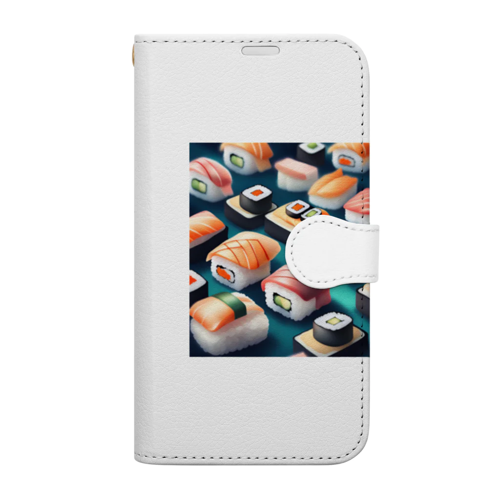 hayato0402の美味しそうなお寿司 Book-Style Smartphone Case