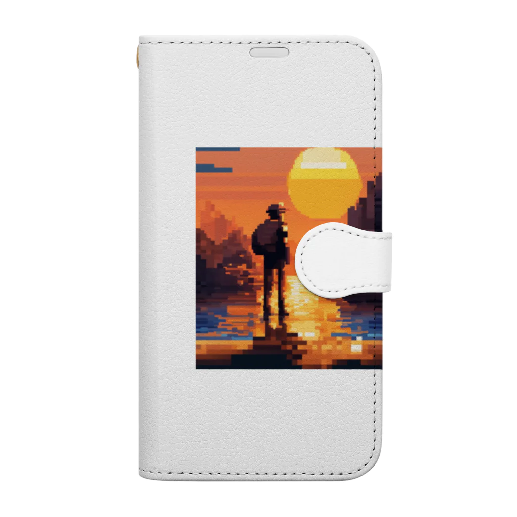 mazislowlifeの夕日の眺め Book-Style Smartphone Case