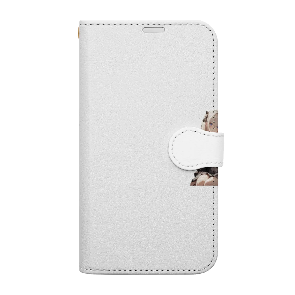 ビッグスマイルライフの金髪美女 Book-Style Smartphone Case