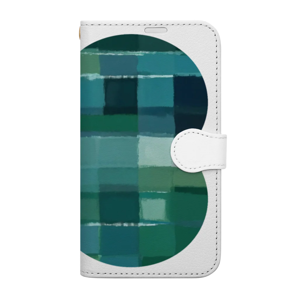 IntoDiamondの海　花４ Book-Style Smartphone Case