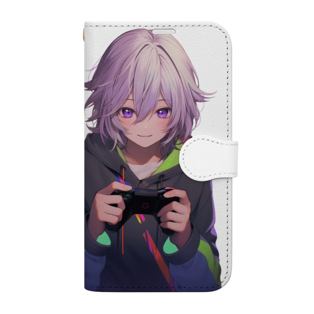 AICreaterのゲーミングBoy No.1 Book-Style Smartphone Case