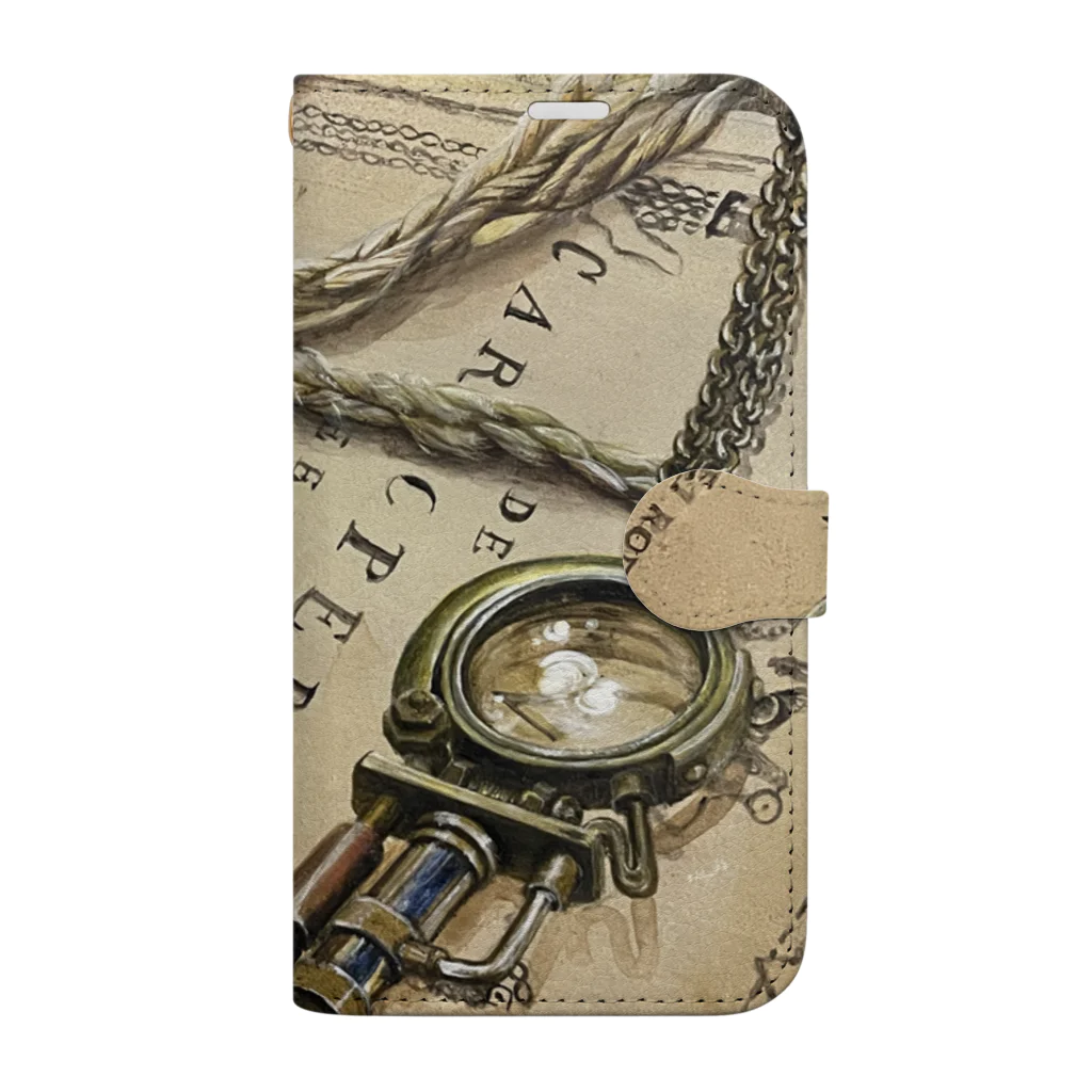 チョビのantique Book-Style Smartphone Case