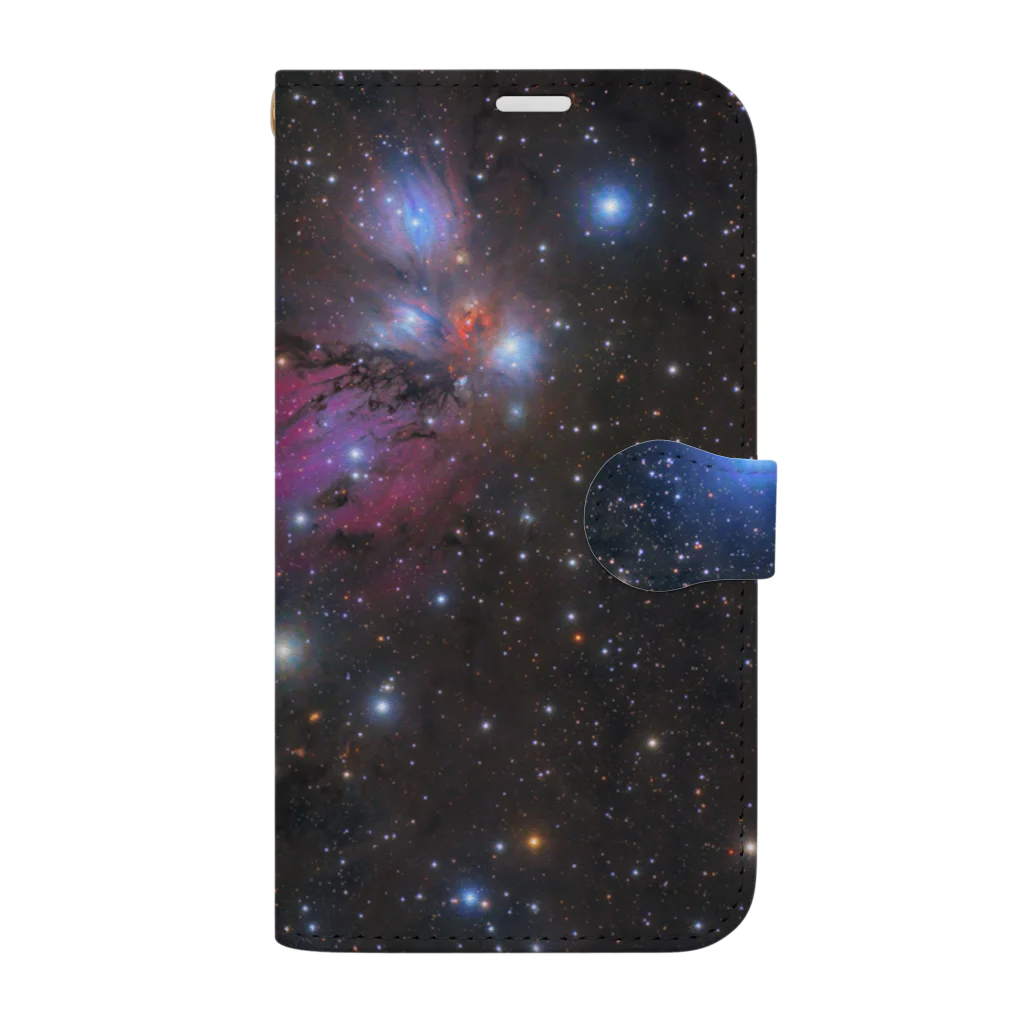 Masahiko Niwaの宇宙に舞う蝶々 Book-Style Smartphone Case