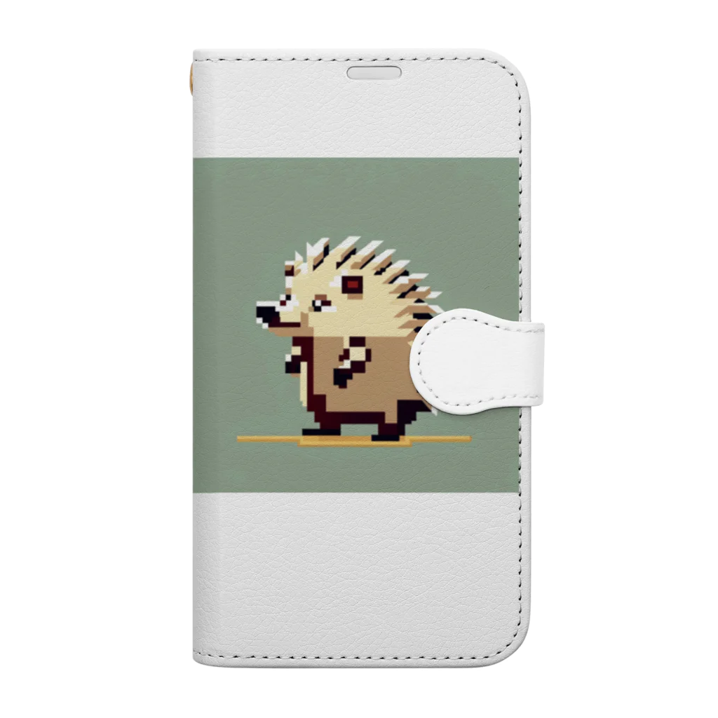 HARINOMORIのハリネズミ４ Book-Style Smartphone Case