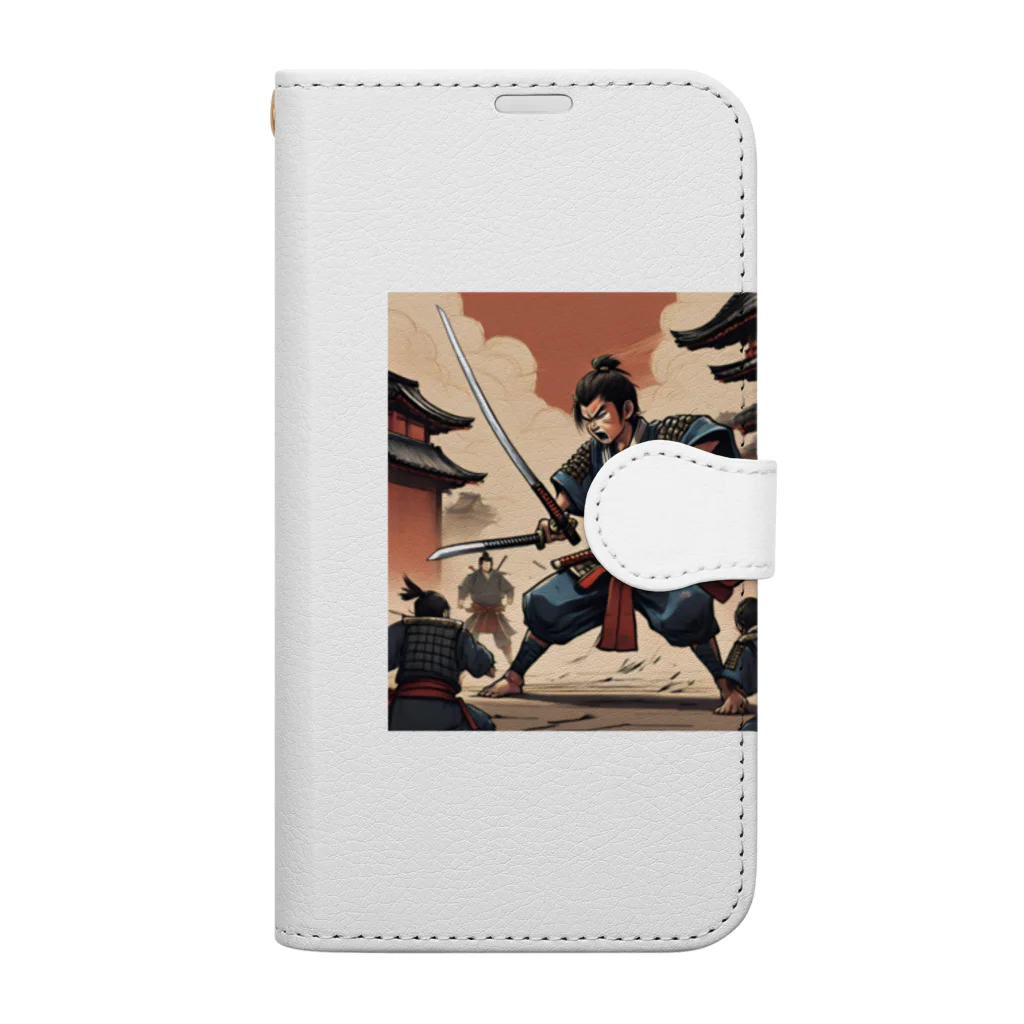 いっちーの侍 Book-Style Smartphone Case