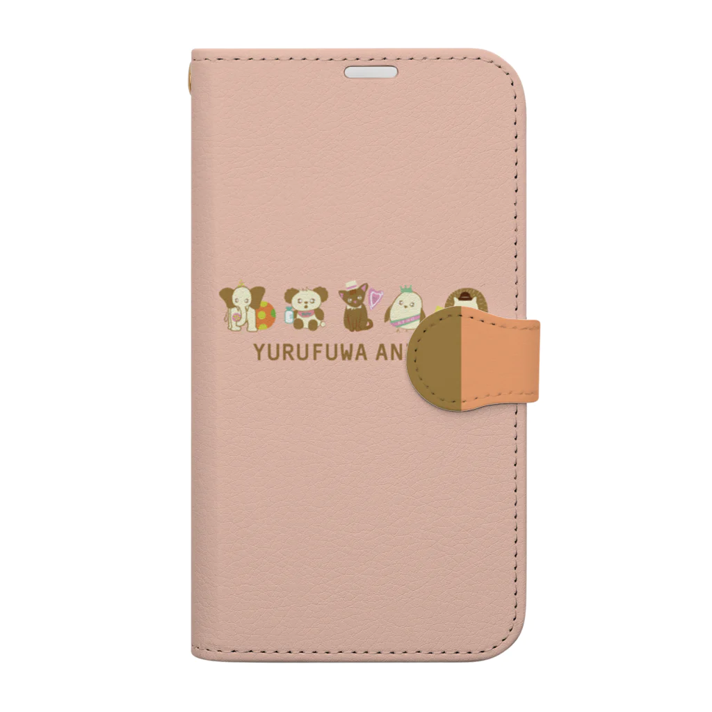 REDMOON_SAPPOROのゆるふわアニマル② Book-Style Smartphone Case