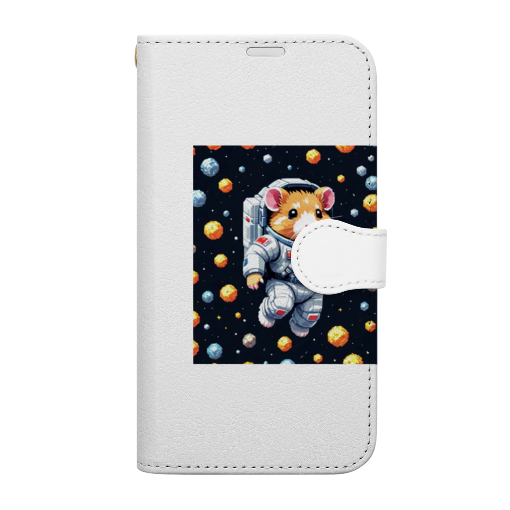 yakinori2525の宇宙ハムスター　ハミー Book-Style Smartphone Case